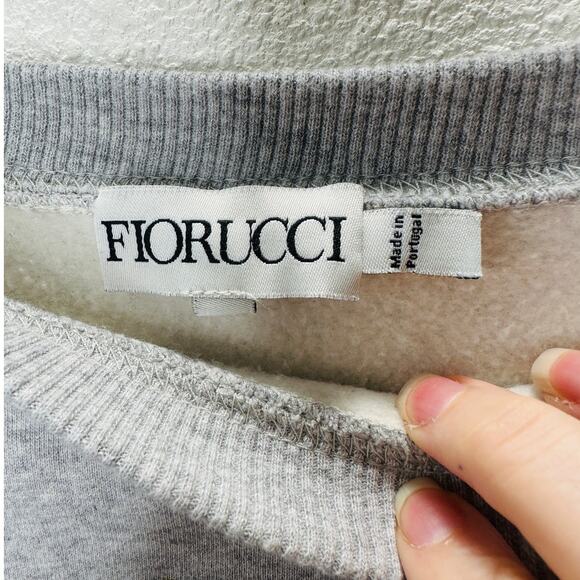 Fiorucci Angels Gray Cropped Sweater XL,EUC - Picture 7 of 14
